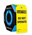 Accuform Signs Tar130 Tags By-the-roll Safety Legend Caution Do Not Operate 6 25 Length X 3 Width 0 010 Thickness Pf-cardstock 