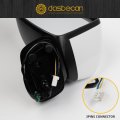 Driver Side Mirror For 2015 2020 Honda Fit Jazz White Non Heated Manual Fold Power Glass 3 Pins Replaces H01320332 76258 T5r