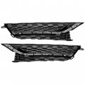 Hecasa Pair Fog Light Covers Compatible With 2012-2015 Volkswagen Passat Replacement For 561853665e9b9 561853666c9b9 W O Hole