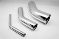 Autobahn88 Alloy Pipe Glossy Polished Mandrel Bend Elbow 45-degree Od 4 102mm L 12 300mm For Direct Replacement Of Engine Bay
