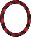 Bell Automotive 22-1-97495-8 Gray Plaid Steering Wheel Cover 