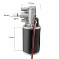 Uxcell Dc48v 80w 33rpm Reversible Worm Gear Motor High Torque Speed Reducing Electric Gearbox Motor-jcf63r