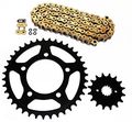 Gold O Ring Chain And Sprocket Kit For Suzuki Gs500e 1994 To 2002 Gs500-f 2004 2010 16 Tooth Front 39 Rear Sprockets 