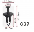 Autobahn88 Compatible With Bumper Fascia Clip For Gm Oem 14103461 Pack Of 20