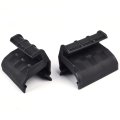 Pair Rear Window Soft Top Retainers Clips Fit For 2007-2018 Jeep Wrangler Jk Black 55395760ae 55395761ae Left And Right 