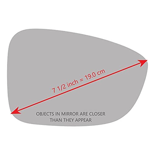 Mirror Glass With Full Size Adhesive For 2018-2022 Honda Accord Passenger Side View Right Rh Not A Fit Camera In Housing