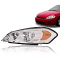 Headlight Assembly For 2006-2007 Chevy Monte Carlo 2006-2013 And 2014-2016 Impala Limited Left Side Clear Lens Chrome Housing