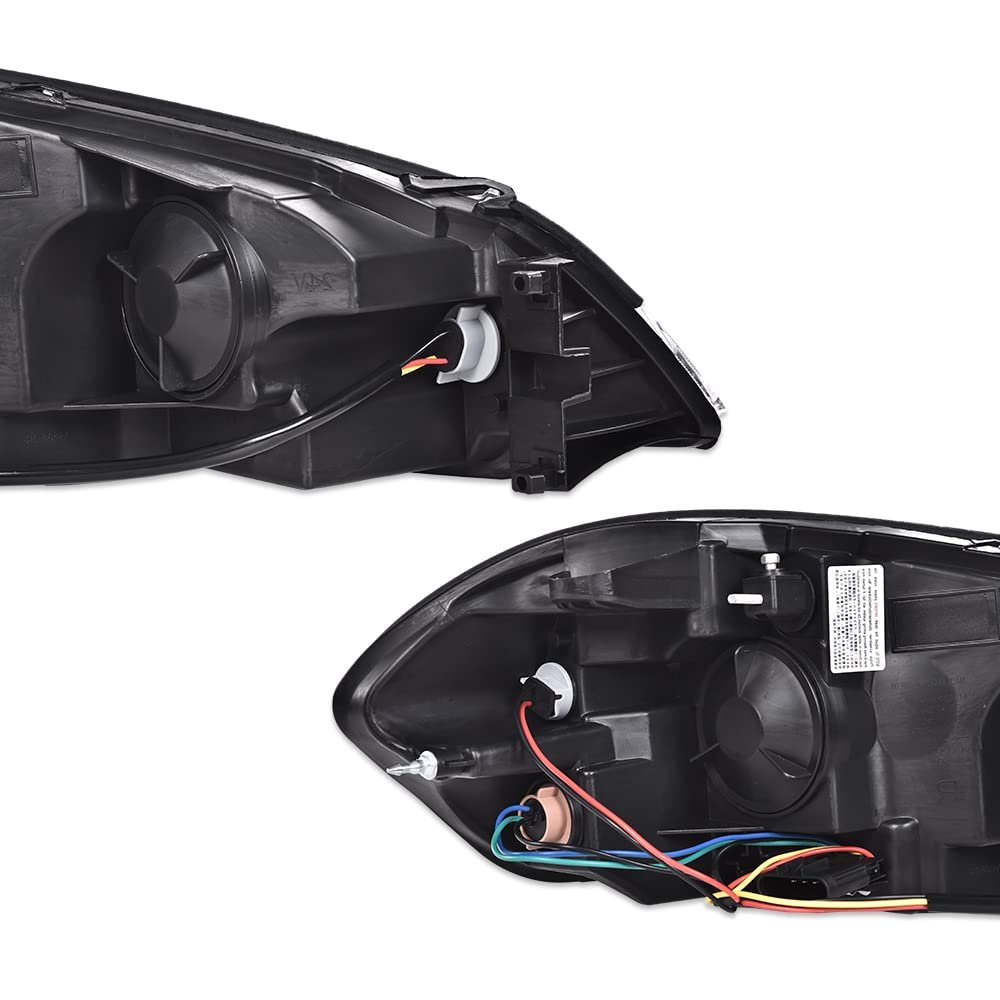 Headlight Assembly For 2006-2007 Chevy Monte Carlo 2006-2013 And 2014-2016 Impala Limited Left Side Clear Lens Chrome Housing