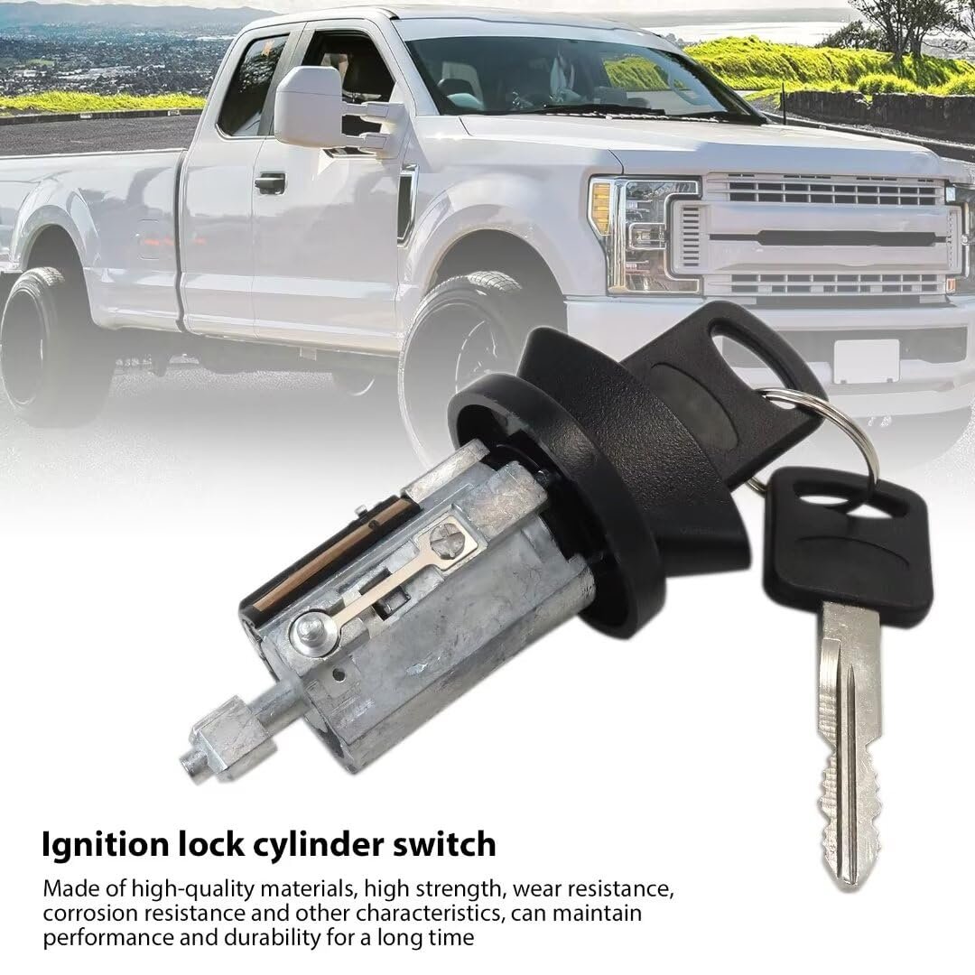Ignition Switch Lock Cylinder Tumbler 2 Keys Repl 1f2009012 1f2009012a 1f2009012b 1l3z11582a F69z11582aa Replacement For