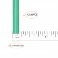 Uxcell Silicone Wire 12 Awg Ultra Flexible 600v Electric Strands Of Tinned Copper 3 Ft Green