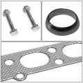 Aluminum Exhaust Manifold Header Gasket Set Compatible With 01-03 Mazda Protege 5 2 0l Dohc
