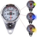Universal Led Backlight Motorcycle Odometer Speedometer Gauge Easy Accurate Data For Drivers Maximum Speed 160 Kmh Black Face