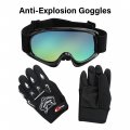 Tcmt Black Kids Youth Motorcycle Motocross Offroad Helmet Dirtbike Street Bike Karting Bmx Mx Atv Full Face Gloves Goggles Dot
