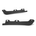 Front Left And Right Lower Splash Shield Spoiler For Audi A4 B8 S4 Quattro 2008 2015 8k0853888a 8k0853887a Black Pp Plastic 
