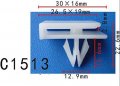 Autobahn88 Compatible With Rocker Panel Molding Clip For Gm Oem 22603384 Pack Of 20