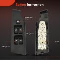 A-premium Master Power Window Switch Compatible With Chevrolet Aveo 2007-2008 Front Left Driver Side Replace 96652180