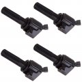 Ocpty Ignition Coil Coils Pack Fits Uf497 C1558 125967 For Saab 9-7x 2l 2006-2009 Isuzu Ascender 2006-2007 Hummer H3t 3 7l