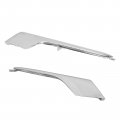 2 Pcs Left Side Front Fog Light Molding Chrome Strip Trim Upper Lower 1049609-00-f 1049611-00-f Fit For Tesla Model X 2016-2021