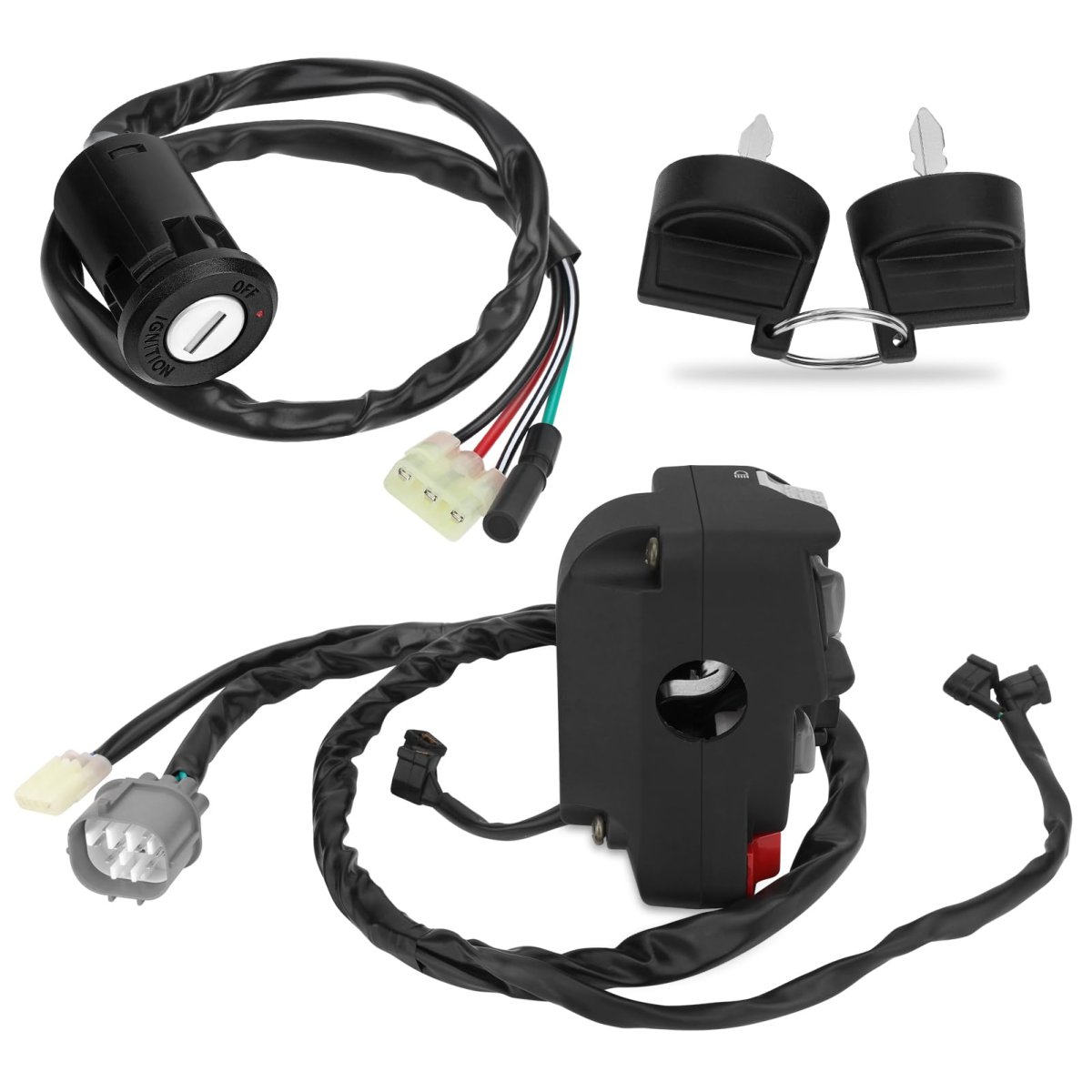 Handlebar Key Switch For Honda Recon 250 Es Trx250te 2007-2020 Electric Shift 35140-hm8-b73 35140-hm8-b51 35100-hm8-000