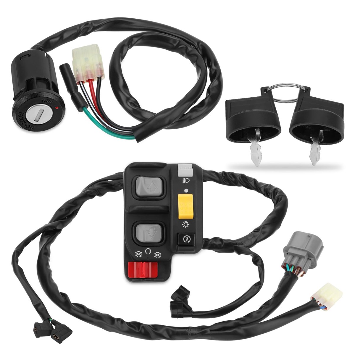 Handlebar Key Switch For Honda Recon 250 Es Trx250te 2007-2020 Electric Shift 35140-hm8-b73 35140-hm8-b51 35100-hm8-000