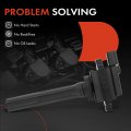A-premium Engine Ignition Coil Pack Compatible With Chevrolet Tracker 1999-2004 Suzuki Aerio Esteem Vitara Grand Sidekick Xl-7