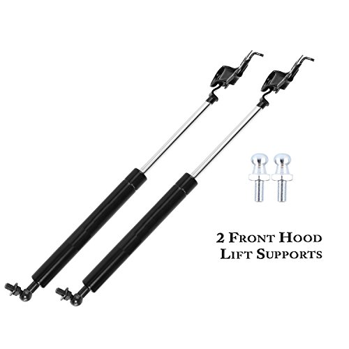 Front Hood Lift Supports Gas Struts 4217r 4217l For Toyota Camry 1991 1996 And Lexus Es300 1992 To 2 Pieces Black Metal