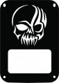 Jeeptails Tribal Skull Tail Lamp Light Covers For Jeep Jk Wrangler Black Set Of 2 