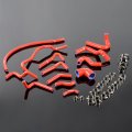 G-plus Silicone Ancillary Coolant Breather Hoses Kit Compatible With Mazda Mx5 Mk1 1 6 1989-1998 Red