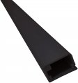 Electriduct Sm1 Small Latching Surface Cable Raceway Wall Wire Concealer And Cord Manager 5 X 59 Sticks 24 5ft Black 
