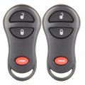 Ocpty 2x Keyless Entry Remote Key Fob Transmitter 3 Button For Dodge Ram 3500 Durango Jeep Grand Cherokee Gq43vt9t