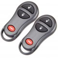 Ocpty 2x Keyless Entry Remote Key Fob Transmitter 3 Button For Dodge Ram 3500 Durango Jeep Grand Cherokee Gq43vt9t