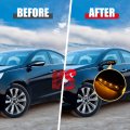 X Autohaux 1 Pair Car 4 Led Front Left And Right Side Mirror Turn Signal Light 87613-3s000 87623-3s000 For Hyundai Sonata