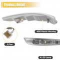 X Autohaux 1 Pair Car 4 Led Front Left And Right Side Mirror Turn Signal Light 87613-3s000 87623-3s000 For Hyundai Sonata