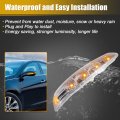 X Autohaux 1 Pair Car 4 Led Front Left And Right Side Mirror Turn Signal Light 87613-3s000 87623-3s000 For Hyundai Sonata
