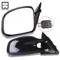 Ocpty Black Left Side Mirror Fit For 1999-2003 Pontiac Grand Am Smooth Glass Non-folding Non-heated