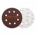 20pcs 7 Inch 8 Hole Hook And Loop Sanding Disc 150 Grit 240 Flocking Sandpaper Random Orbital Sander Papers