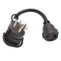 Parkworld 62077 Rv 50a Splitter Adapter Cord 14-50p To 14-50r L6-30r Generator Locking 3-prong 30a 250v Female 1 5ft