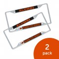 Oklahoma State University Metal License Plate Frame Alumni Black Background Officially Licensed Universal Fit Car 2 Pack