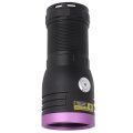 Keenso High Power 80w 365nm Black Light Flashlight Rechargeable With Aluminum Alloy Case For Curing Portable Banknote Checking