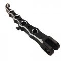 Semt-compatible With 2009-2014 Bmw S1000r Hp4 Black Exotic 4 Holes Kickstands Billet Motorcycle B074mkt7t2