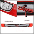 Dna Motoring 3bl-tlc98-led-rd Red Lens Led Third Tail Brake Light For 98-07 Land Cruiser