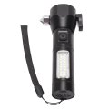 Rechargeable Flashlight Portable Led Torch With Cob Side Light 2000mah Battery For Outdoor And Indoor Use