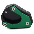 Gzyf Foot Stand Side Extension Enlarge Plate For Kawasaki Ninja 400 Versys650 Klx250 Green