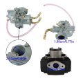 Carburetor Cylinder 50cc Piston Ring Gaskets Top End Kit Replacement For Pw 50 Pw50 Y-zinger Y Zinger 1981-2023