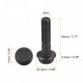Uxcell Metric M10x45mm Hex Flange Bolts 3pcs 10 9 Grade Carbon Steel Hexagon Head Screws
