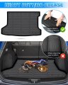 Cartist Cargo Liner Custom Fit For Honda Hr-v Hrv 2016-2022 Awd Models All Weather Rear Trunk Mat High Side Waterproof Black