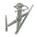 A-premium Power Window Regulator Without Motor Replacement For Toyota Corolla 2003-2008 Sedan Front Left Driver Side