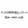 Httmt Mt288-004- Chrome Skull Billet Shift Linkage Compatible With H-d Softail Standard Fxst