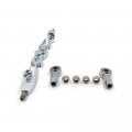 Httmt Mt288-004- Chrome Skull Billet Shift Linkage Compatible With H-d Softail Standard Fxst