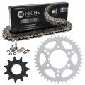 Niche Drive Sprocket Chain Combo For Polaris Trail Boss 330 Front 11 Rear 40 Tooth 520v O-ring 76 Links